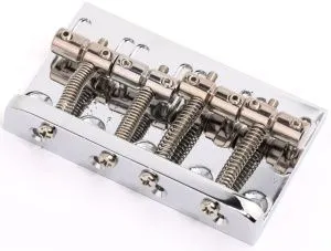 Musiclily MX0830CR Бридж для 4-х струнной бас-гитары, хром.