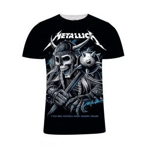Футболка с принтом Metallica. Размер M.