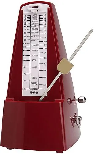 Musedo M-20-RD Метроном механический, красный.