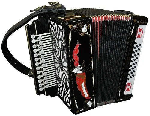 «Тульская Гармонь» Гармонь "Куликово Поле" 25*25-III с инкрустацией.