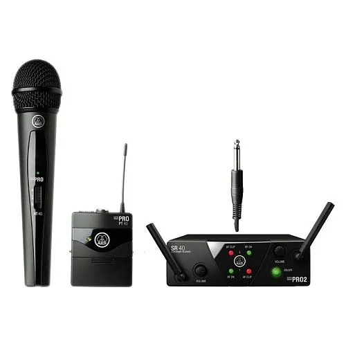 AKG WMS40 Mini2 Mix Set BD US45AC Радиосистема с 1 портативным и 1 ручным передатчиком (660.7/662.3)