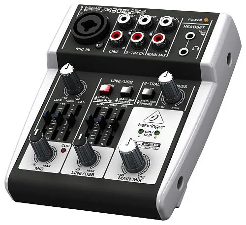 Behringer 302USB Микшерный пульт.