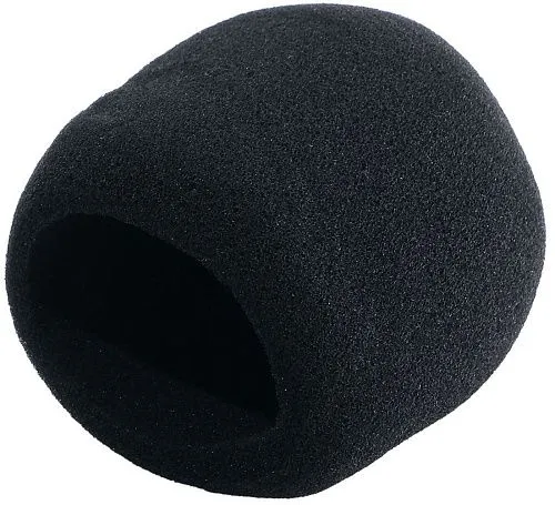 Leem WS-10 Ветрозащита для микрофона (виндскрин) из пенополиуретана, черная.