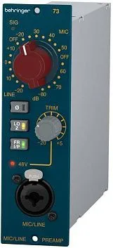 Behringer 73 Микрофонный предусилитель с трансформаторами Midas.
