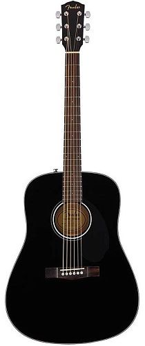 Fender CD-60S Black Гитара акустическая.