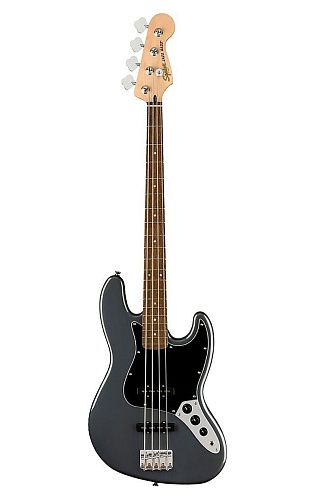 Fender Squier Affinity Jazz Bass LRL Charcoal Frost Metallic Бас-гитара.