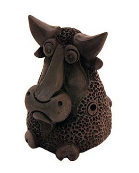 Керамика Щипановых SB03 Свистулька большая Бык.